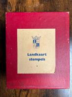Landkaart stempel retro uit onderwijs - Zuiderzee werken, Ophalen of Verzenden, Huis en Inrichting
