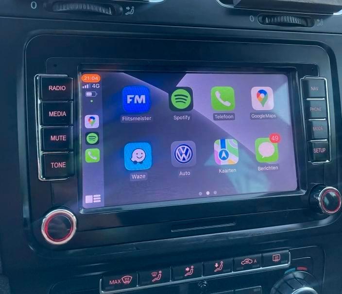 Rns510 Volkswagen radio carplay & android auto polo golf, Auto diversen, Autonavigatie, Nieuw, Ophalen
