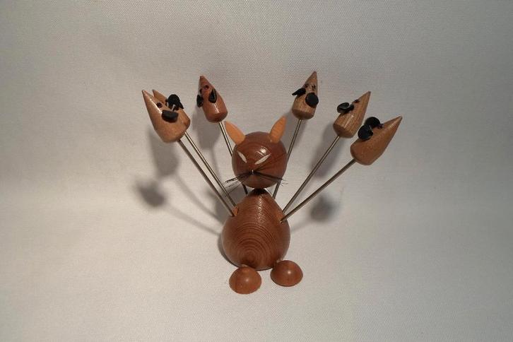 Kat en Muis Cocktail Forks Vintage, Verzamelen, Retro, Huis en Inrichting, Ophalen of Verzenden