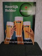 Heineken Bord, Ophalen of Verzenden, Zo goed als nieuw, Reclamebord, Plaat of Schild, Heineken
