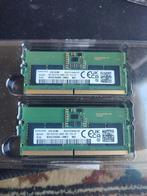 2x 8GB 5600mhz sodimm laptop RAM geheugen DDR5., Gebruikt, Ophalen of Verzenden, DDR5, Laptop