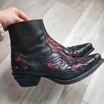 New Rock Leren Enkel Laarzen - Maat 41, Kleding | Dames, Schoenen, New Rock, Zwart, Lage of Enkellaarzen, Ophalen of Verzenden