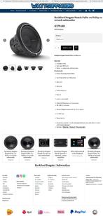 Rockford Fosgate Punch P2D2-10/P2D4-10 10 inch subwoofer, Auto diversen, Autospeakers, Audio Design, Nieuw, Am Breilingsweg 3, 76709 Kronau, Duitsland