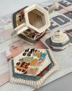 Antiek 1900 Gater Hall & Co Theepot porselein thee-pot set, Ophalen of Verzenden