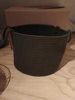 Donkergroene stoffen mand - Zo goed als nieuw, Ophalen of Verzenden, Zo goed als nieuw, Rond, Riet