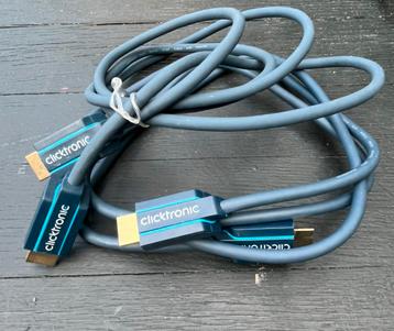 Click Tronic High Speed HDMI Kabel met ethernet 1 meter beschikbaar voor biedingen