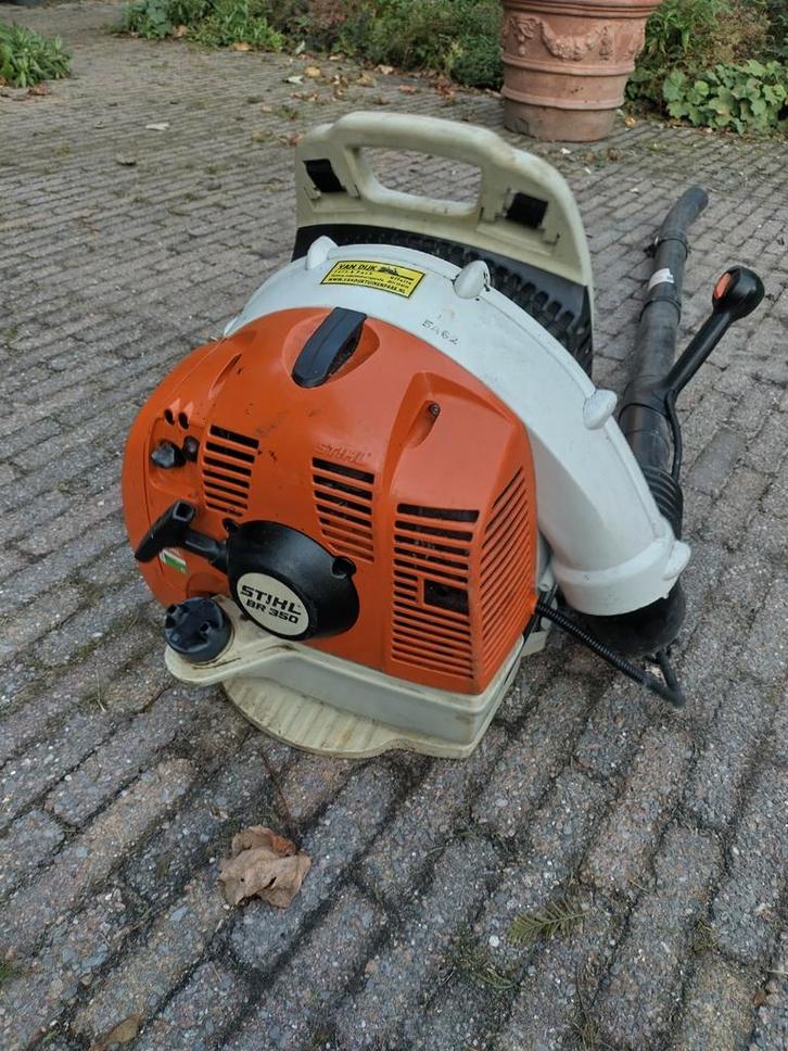 Stihl BR350 professionele bladblazer, Tuin en Terras, Bladblazers, Gebruikt, Benzine, Ophalen