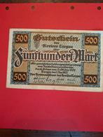 Duitsland 1922 - 500 Mark Torgau, Ophalen of Verzenden