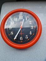 Philips HF Quarts 70's oranje klok, Antiek en Kunst, Antiek | Klokken, Ophalen of Verzenden