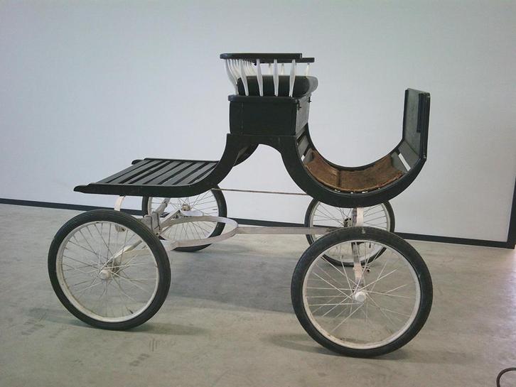 Gebruikte enkelspan concourwagen., Dieren en Toebehoren, Rijtuigen en Koetsen, Gebruikt, Overige typen, Paard of Pony