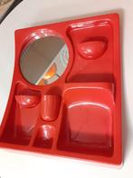 Spiegel utensilo kunststof space age design jaren 70 retro, Huis en Inrichting, Woonaccessoires | Spiegels, Gebruikt, ?, Minder dan 100 cm