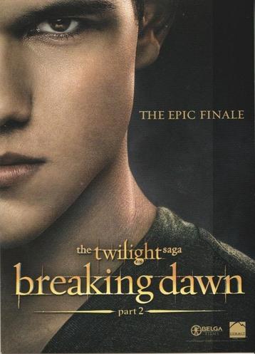 Kaart Jacob (Taylor Lautner ) Twilight Breaking Dawn part 2. beschikbaar voor biedingen