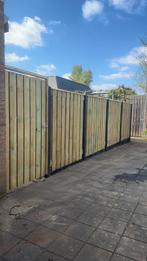 Hout-beton schutting bij intresse vraag gratis offerte aan !, Tuin en Terras, Ophalen, Zo goed als nieuw