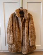 Vintage bruine bontjas valt als maat L, Kleding | Dames, Jassen | Winter, Ophalen of Verzenden, Maat 42/44 (L), Bruin