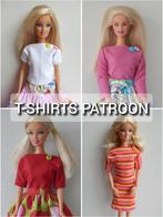 Naaipatroon barbiekleertjes - t-shirts + stofjes, Ophalen, Nieuw, Barbie
