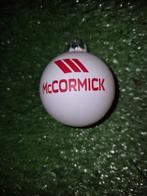 Witte kerstbal Mc Cormick, Ophalen of Verzenden, Nieuw, Gebruiksvoorwerp