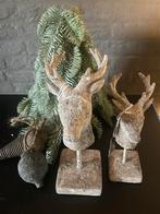 Stenen herten op statief klein en/ of groot, Ophalen of Verzenden, Zo goed als nieuw, Dier