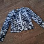 donker blauw/wit  jasje mt M, Kleding | Dames, Jasjes, Kostuums en Pakken, Jasje, Hema, Blauw, Maat 38/40 (M)