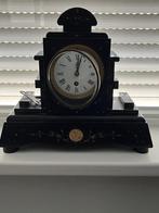 Antieke Zwarte Stenen Staande Klok - Zeer Goed!, Antiek en Kunst, Ophalen of Verzenden