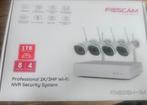 Nieuwe Foscam FN8108W-B4-1T Draadloze Beveiligingscamera Set, Ophalen of Verzenden, Nieuw, Buitencamera
