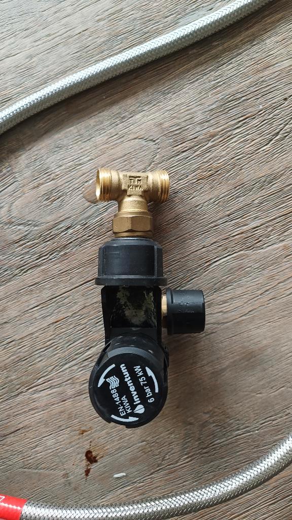 Mengventiel tbv selsiuzboiler en vhventiel/inlaatcombinatie, Doe-het-zelf en Verbouw, Geisers en Boilers, Gebruikt, Boiler, Minder dan 20 liter