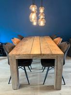 Eettafel steigerhout (190x100), Huis en Inrichting, Tafels | Eettafels, Ophalen, Gebruikt, 50 tot 100 cm, Vijf personen of meer