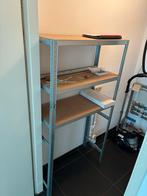 Metalen stellingkast met 3 planken, Ophalen, Gebruikt