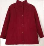 Dames bordeaux gevoerd winterjas jas van Canda maat 52, Maat 46/48 (XL) of groter, Ophalen of Verzenden, Rood, Gedragen