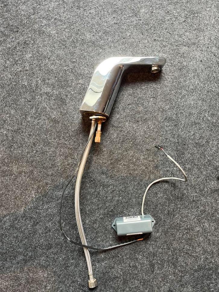 Rada Chrome Wastafelkraan - Sensor Gestuurd, Doe-het-zelf en Verbouw, Sanitair, Gebruikt, Kraan, Chroom, Ophalen of Verzenden