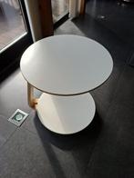 Ikea bijzettafel op wieltjes, Minder dan 55 cm, Gebruikt, Rond, Hout