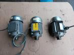 6x Partij Elektromotor 0.16 kw 1030 owm As 11 mm, Ophalen of Verzenden, Elektromotor, Minder dan 1400 rpm