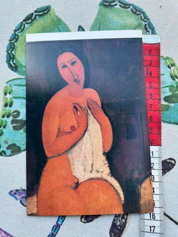 572. Kunstkaart Naakt Amedeo Modiliani beschikbaar voor biedingen