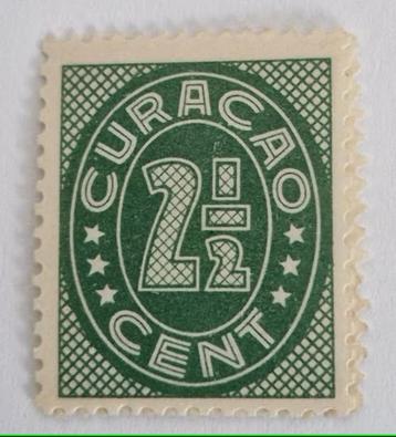 Curaçao 1936 - nvph 124 - Cijfer - 1 van 5 zegels beschikbaar voor biedingen