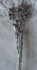 Oud verzilverd lepeltje Distel / Bloem, Ophalen of Verzenden