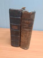 antiek boeken 1734/1737 Carolus Tuinman Keurstoffen Job 2 dl, Ophalen of Verzenden