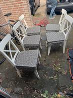 Eettafel + 5 stoelen, Huis en Inrichting, Tafels | Eettafels, Zo goed als nieuw, Vijf personen of meer, Rechthoekig, 50 tot 100 cm