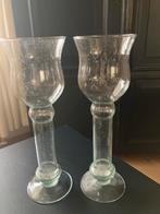 Set van 2 vazen/ kandelaars op voet, Ophalen, Overige materialen, Zo goed als nieuw, Kandelaar