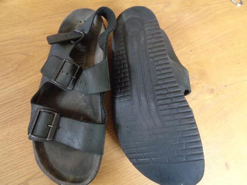 MEPHISTO leren slippers:mt 43, Kleding | Heren, Schoenen, Gedragen, Slippers, Zwart, Ophalen of Verzenden