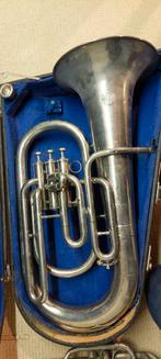 Euphonium Mahillon, in goede staat,, Muziek en Instrumenten, Ophalen of Verzenden, Gebruikt, Koperblazer, Met koffer of draagtas