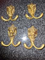 Messing vintage kapstokhaken., Ophalen of Verzenden