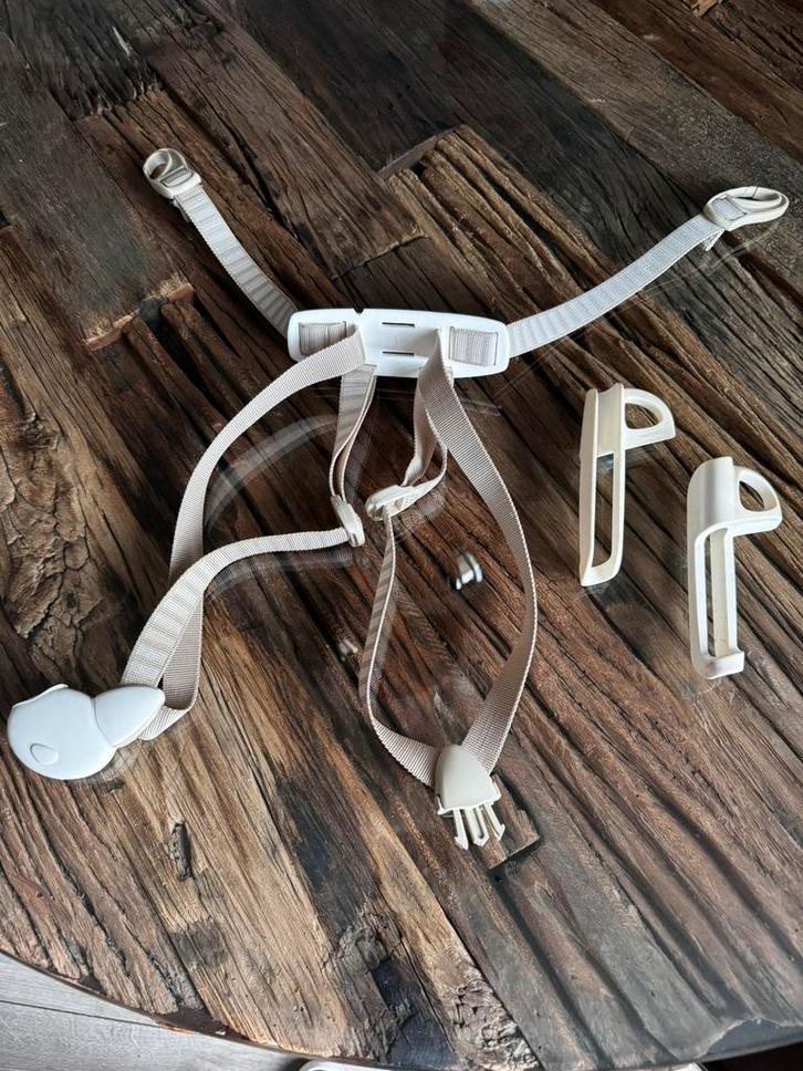 Stokke tuigje met beugels, Tripp Trapp stoel, Kinderen en Baby's, Kinderstoelen, Gebruikt, Meegroeistoel, Ophalen of Verzenden