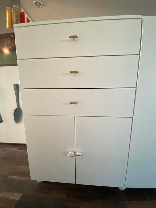 Ikea kledingkast (hang, liggend en lades), Huis en Inrichting, Kasten | Kledingkasten, Gebruikt, 50 tot 75 cm, Ophalen