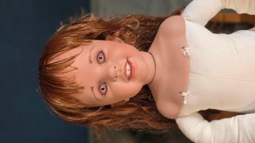 Handgemaakte porseleinen pop. 75 cm groot. Met handgemaakt s beschikbaar voor biedingen