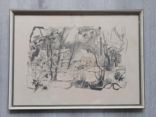 Albert Troost (1924-2010) - Genneper Watermolen - Eindhoven, Antiek en Kunst, Kunst | Etsen en Gravures, Ophalen of Verzenden