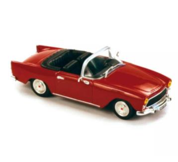 SIMCA OCEANE 1962 ROOD SCHAAL 1:43 NOREV ref. 574325 beschikbaar voor biedingen