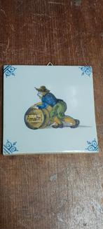 AMSTEL BIER  CERAMIC TEGEL VAN MAKKUM TICHELAAR 10 BIJ 10 CM, Ophalen of Verzenden