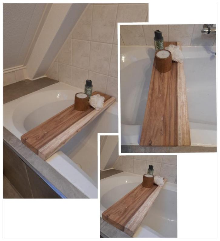 Badplank op maat. Steigerhout, eiken, suar, boomstam NIEUW, Huis en Inrichting, Kasten | Boekenkasten, Nieuw, Ophalen of Verzenden
