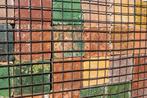 Antieke geglazuurde estrikken 16x16 ca 25M2, Doe-het-zelf en Verbouw, Vloerdelen en Plavuizen, Gebruikt, Steen of Klei, Minder dan 50 cm