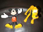 Disney Figuren Set - Mickey & Pluto, Ophalen of Verzenden, Gebruikt