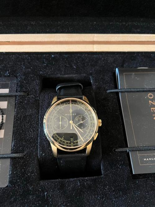 Bulief Lozenge horloge, Sieraden, Tassen en Uiterlijk, Horloges | Heren, Zo goed als nieuw, Overige merken, Staal, Ophalen of Verzenden